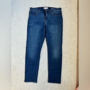 Madewell Men’s Athletic Blue Slim Jeans: COOLMAX® Denim Edition